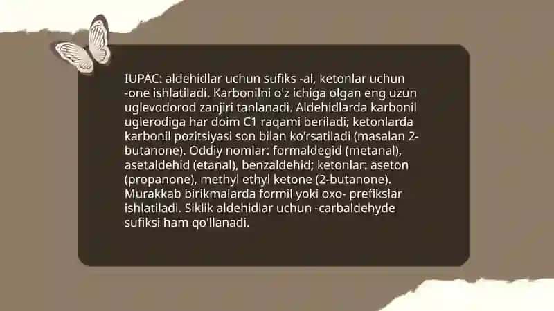 Aldegid va ketonlar 4