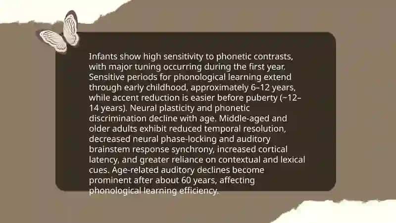 Psychophysiological features of language learners and language learning or different ages 4