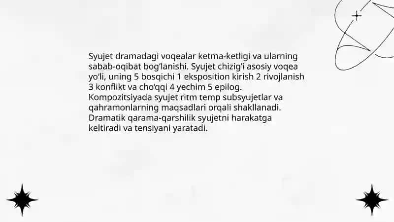 Drama kompozitsiyasi 4