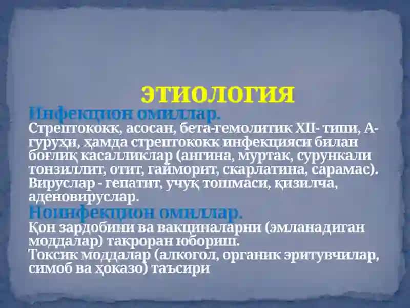 ГЛОМЕРУЛОНЕФРИТВАПИЕЛИОНЕФРИТ 4