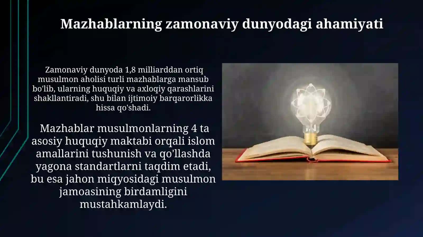 Islom dinida Mazhablar 4