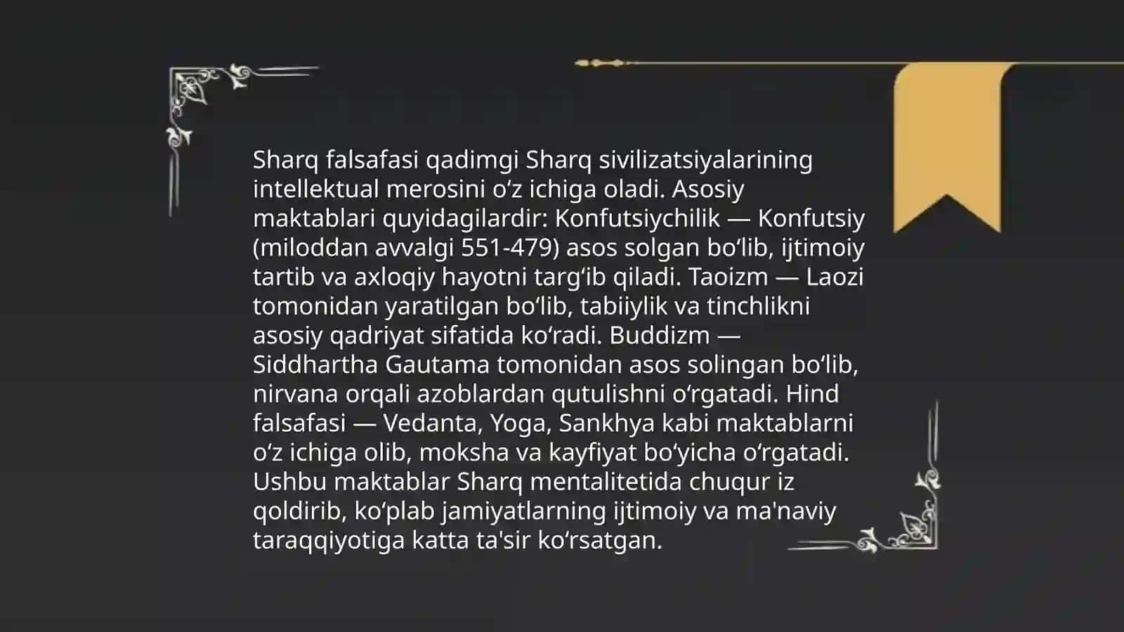 Sharq falsafasining mohiyati va ijtimoiy taraqqiyotdagi roli 4