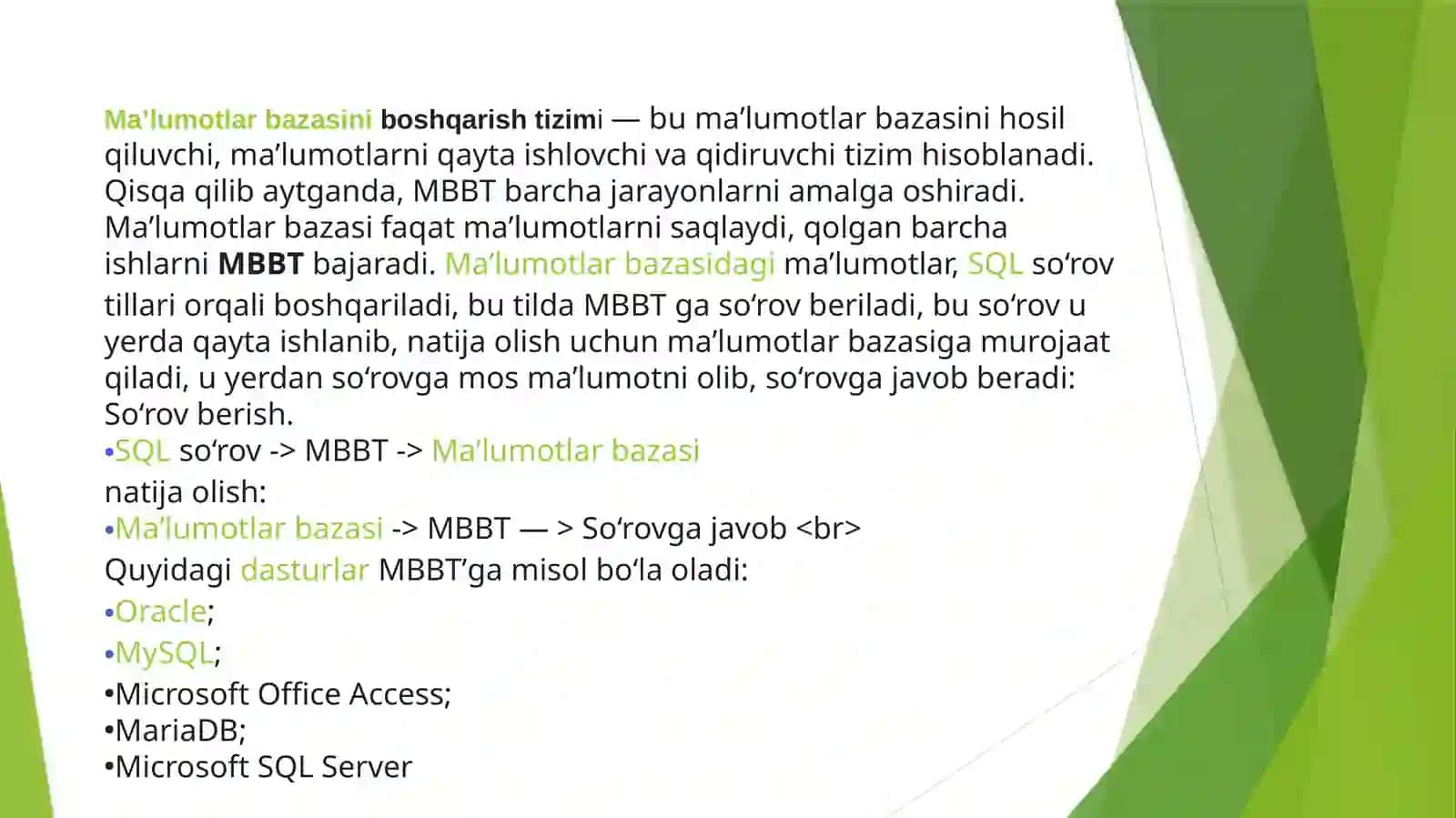 Malumotlar bazasi 4