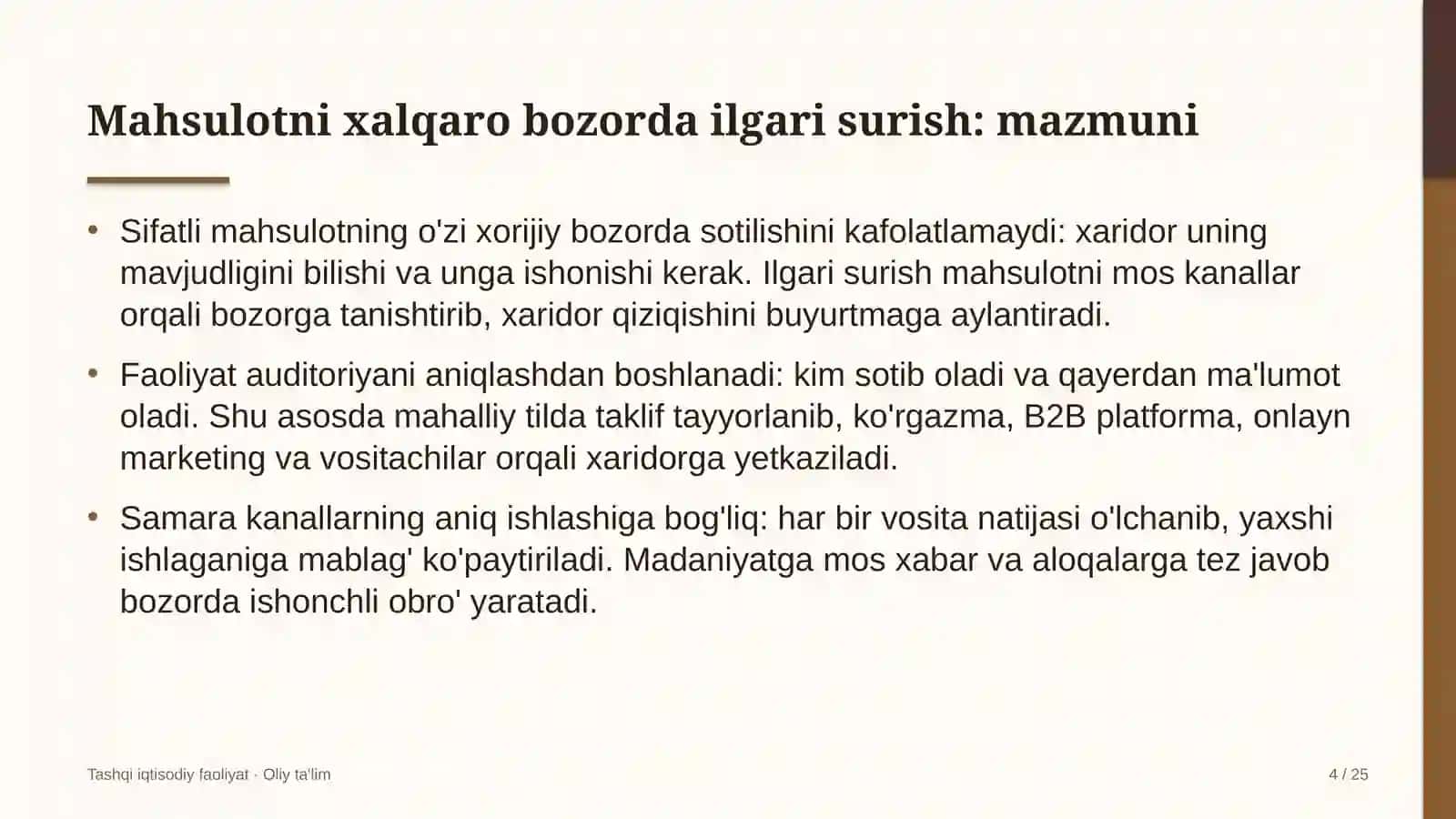 sanoat turizmida mahsulotni xalqaro bozorda ilgari surish 7761 4