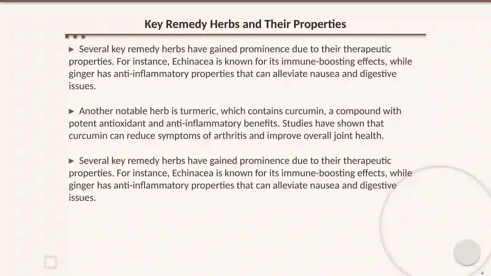 Remedy herbs 4