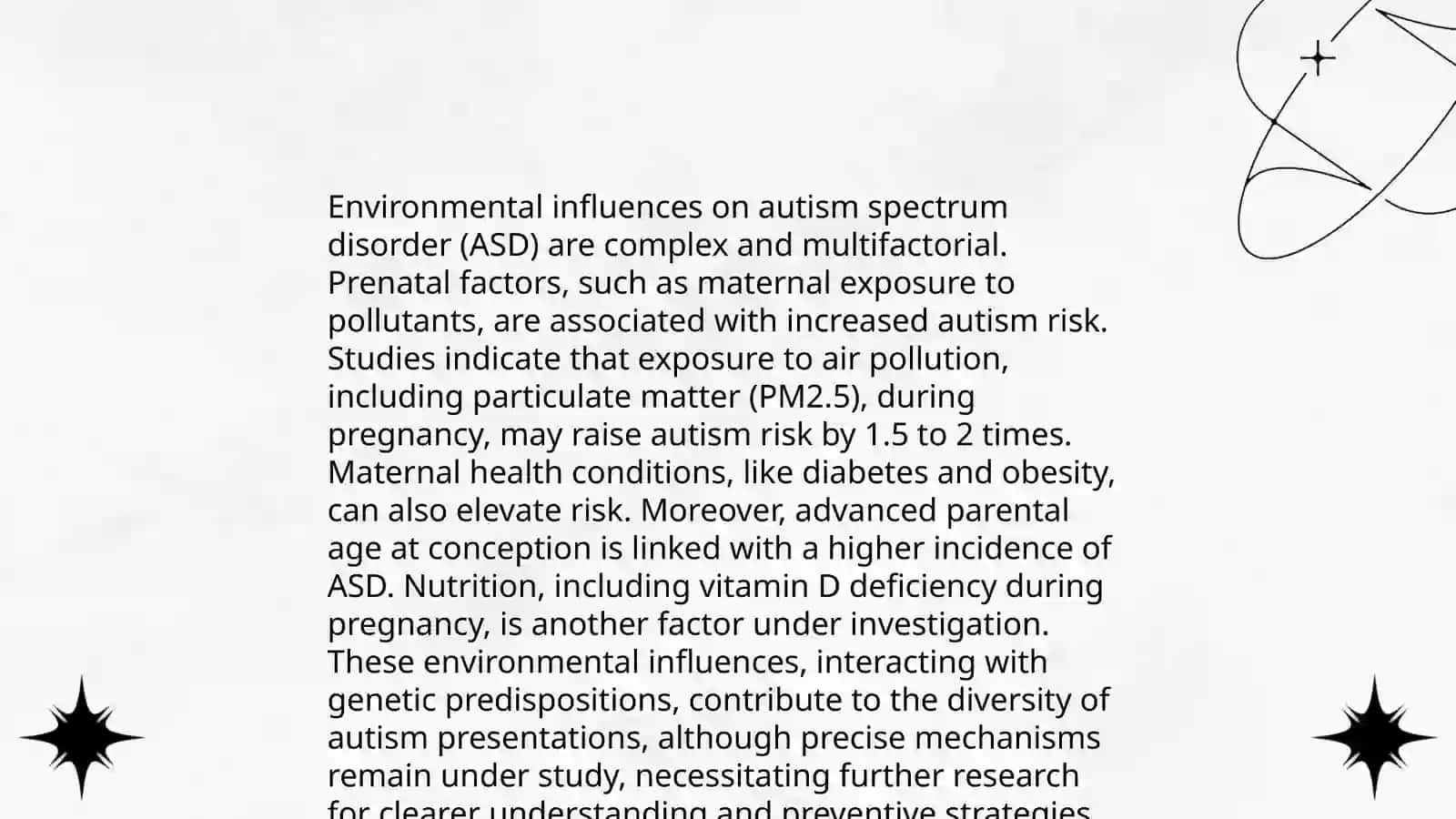 The autism puzzle 4