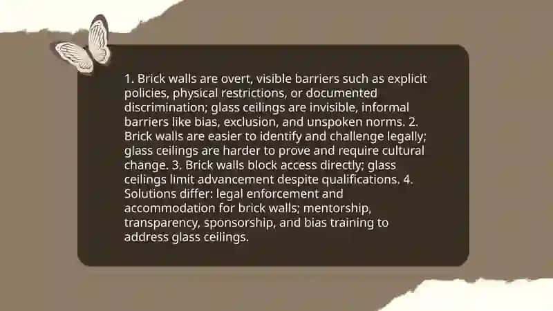 Brick walls and glass ceiling 4