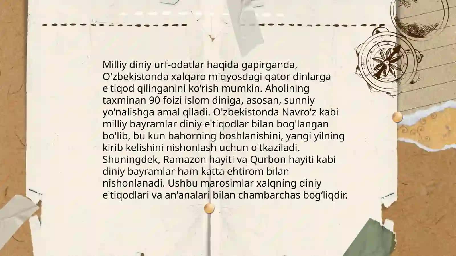 Milliy dinlar 4