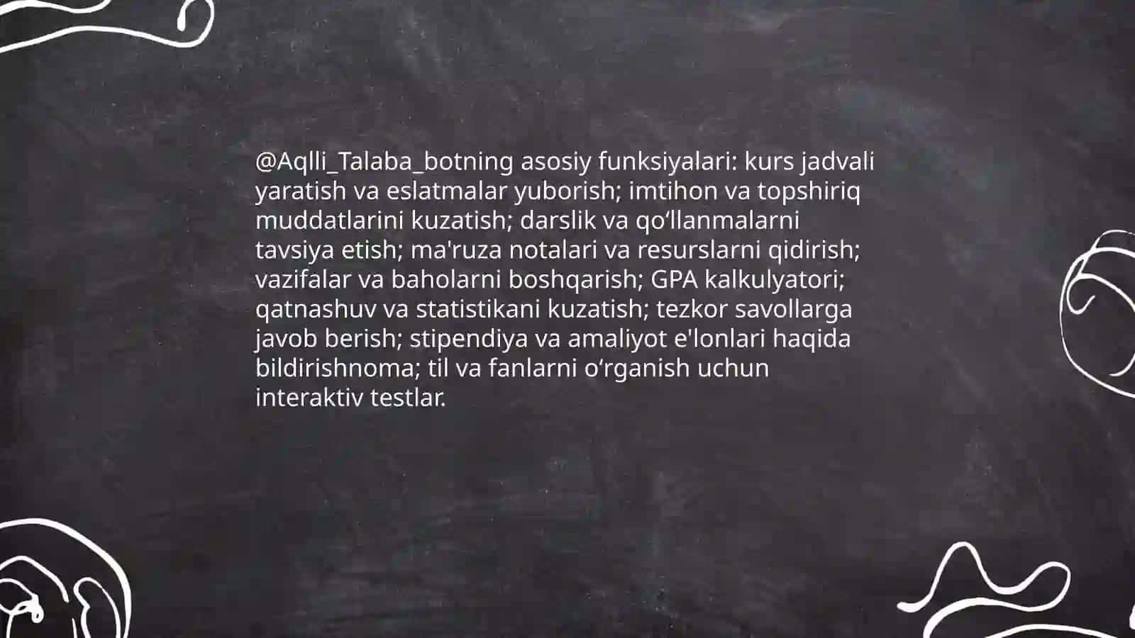 @Aqlli_Talaba_bot 4