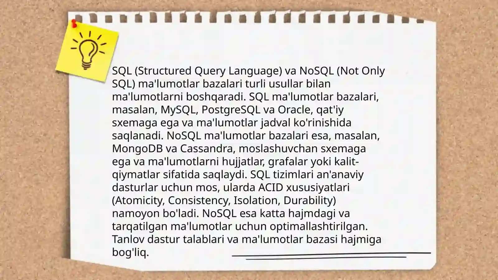 NoSQL ma'lumotlar bazasi 4