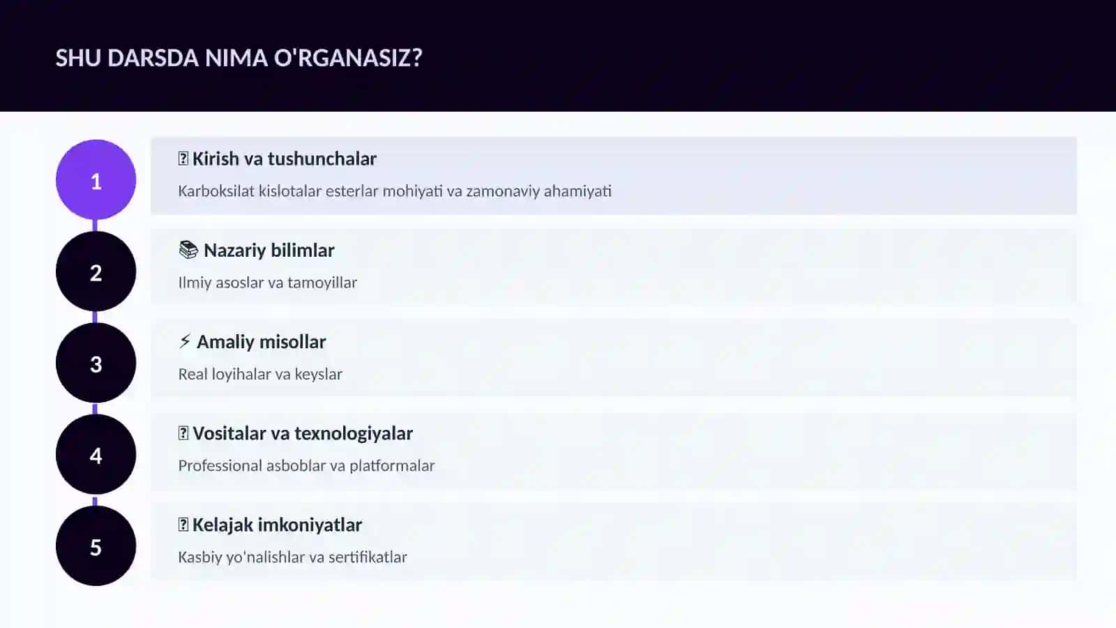 KIMYO — UY VAZIFALARI 4