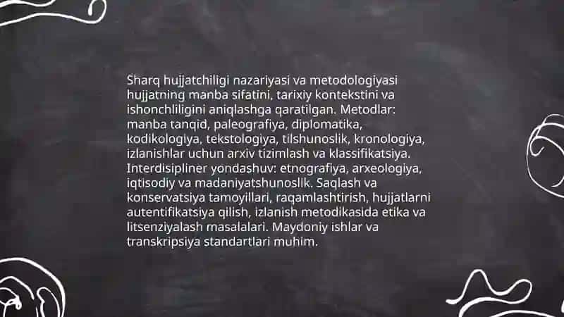 Sharq hujjatchiligi 4