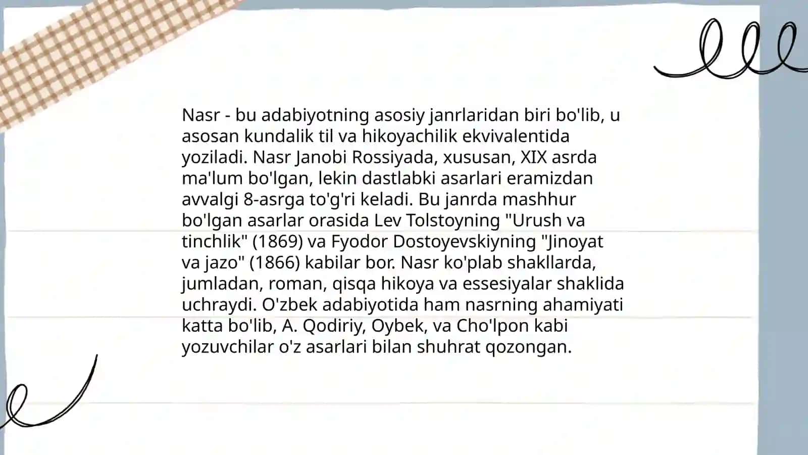 Adabiy tur va janrlar 4