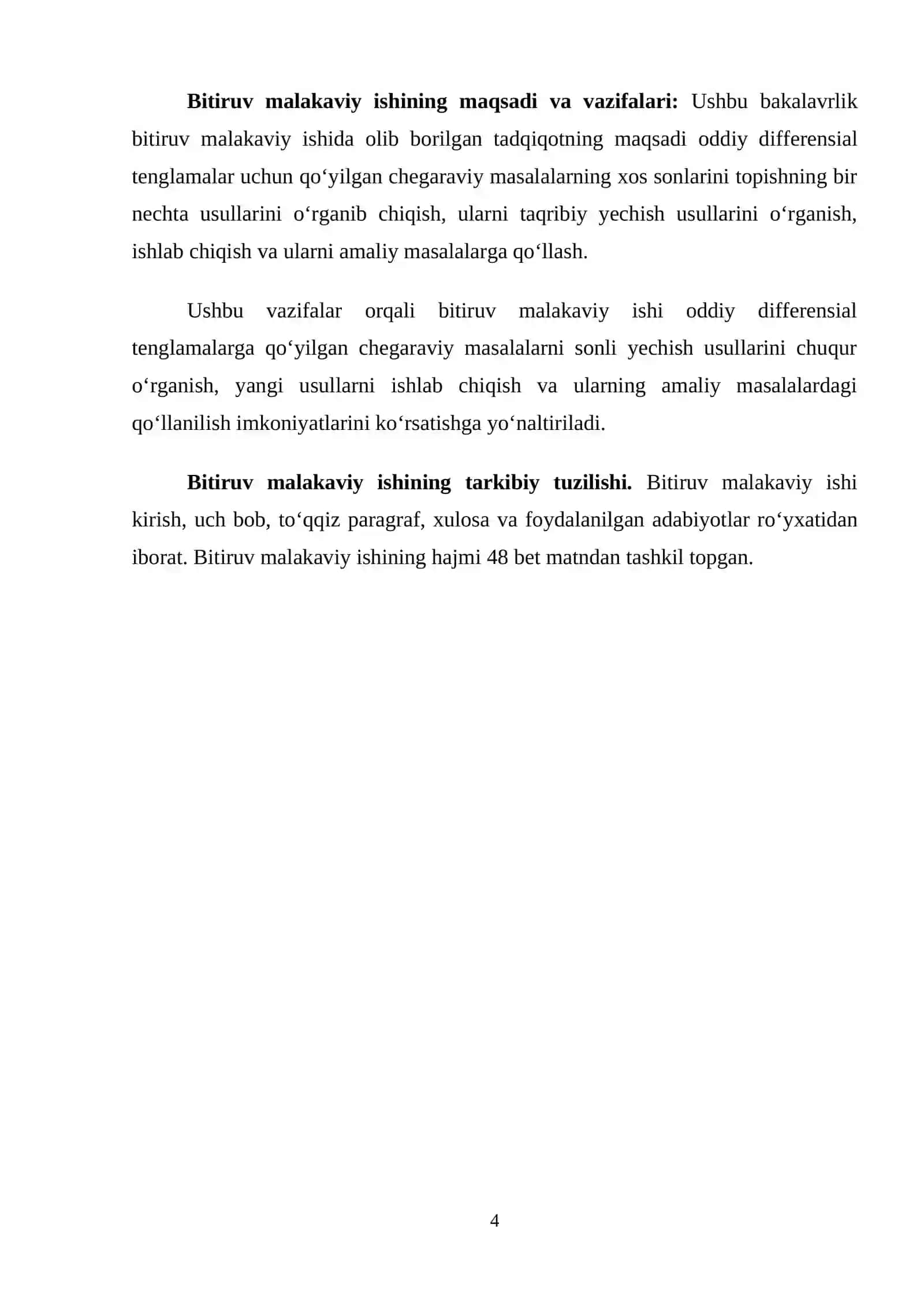 Oddiy differensial tenglamalar 4