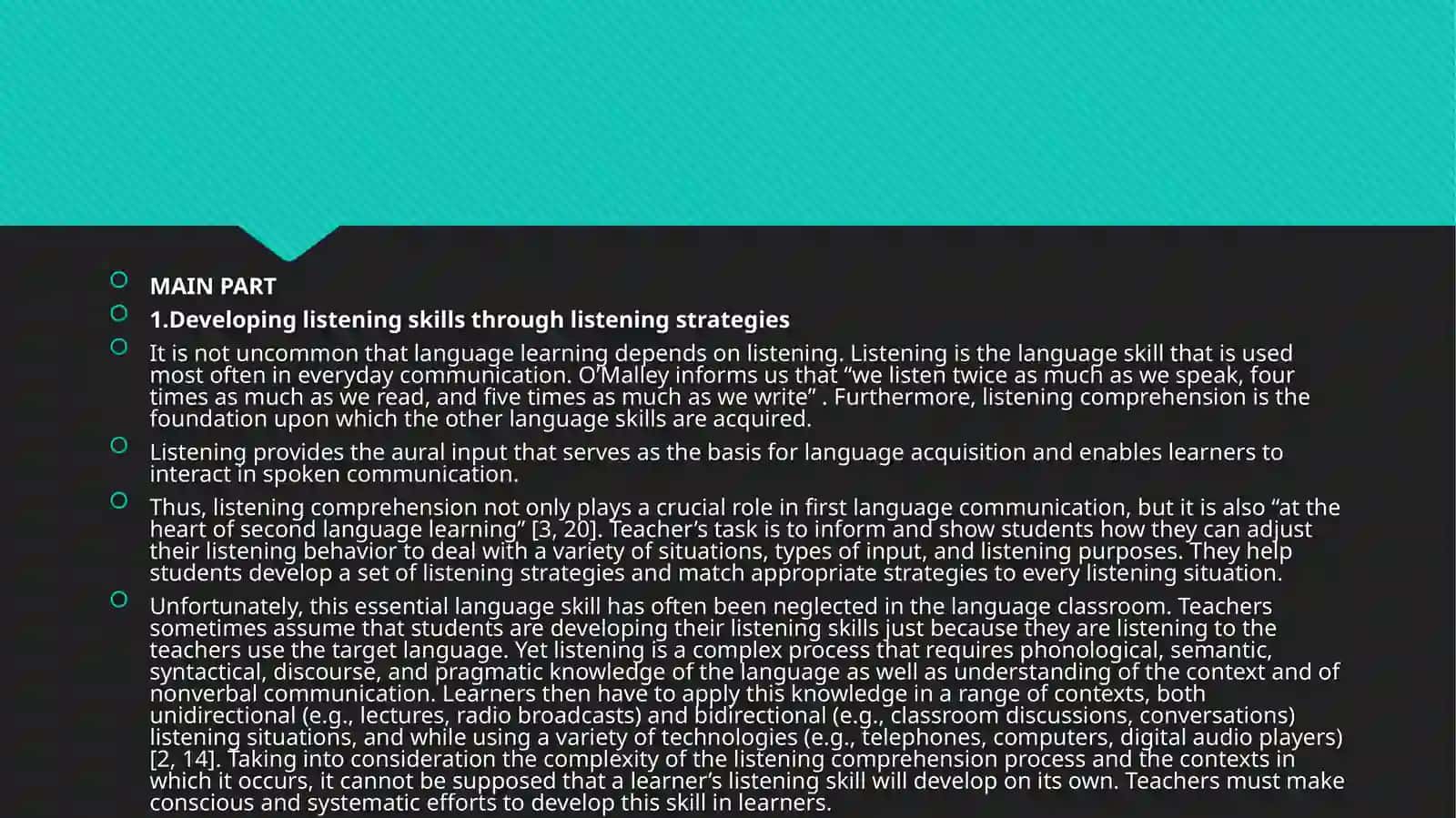 Developing Listening Skills of Different Age Learners 4