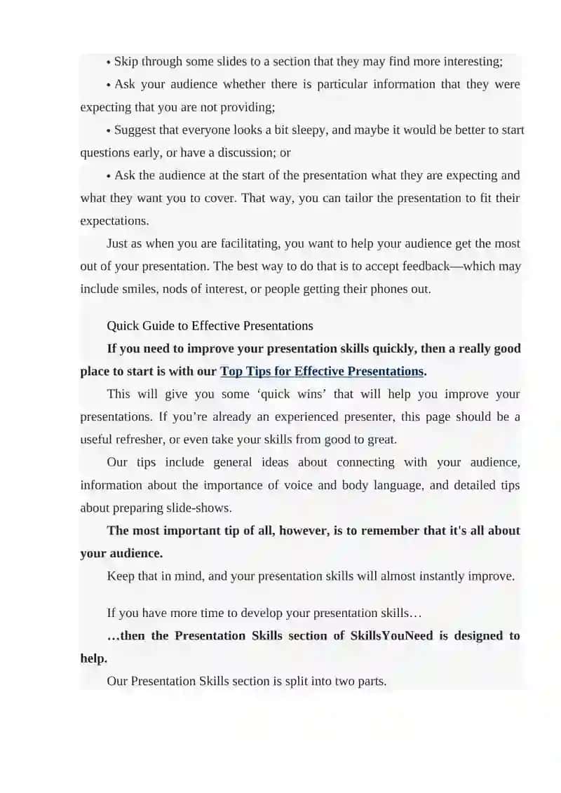 Presentation Skills 4