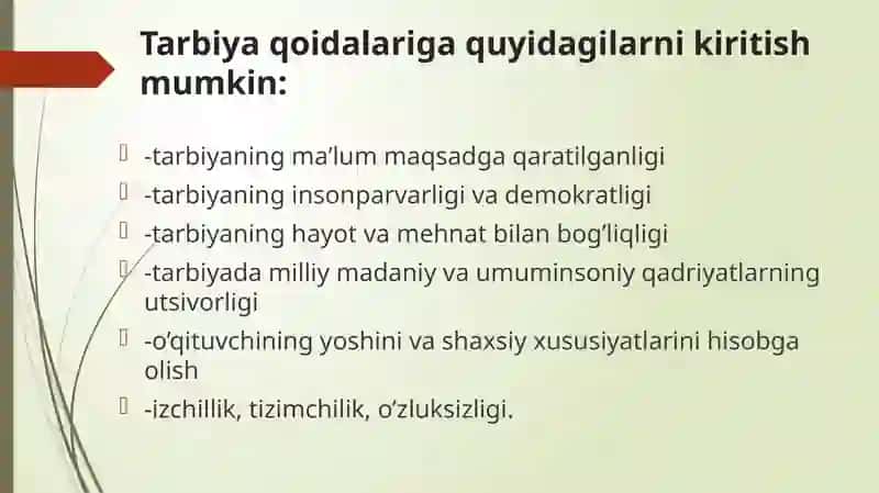 PEDAGOGIK FAOLIYATDA TARBIYAT URLARI VA USULLARI 4