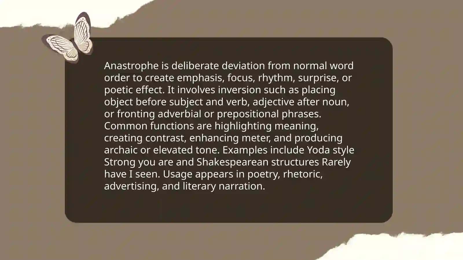 Syntactic Expressive Means and Stylistic Devices 4
