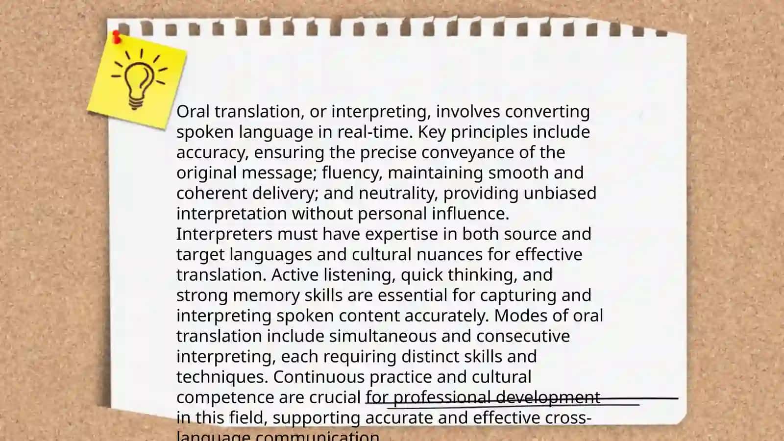 Oral translation 4