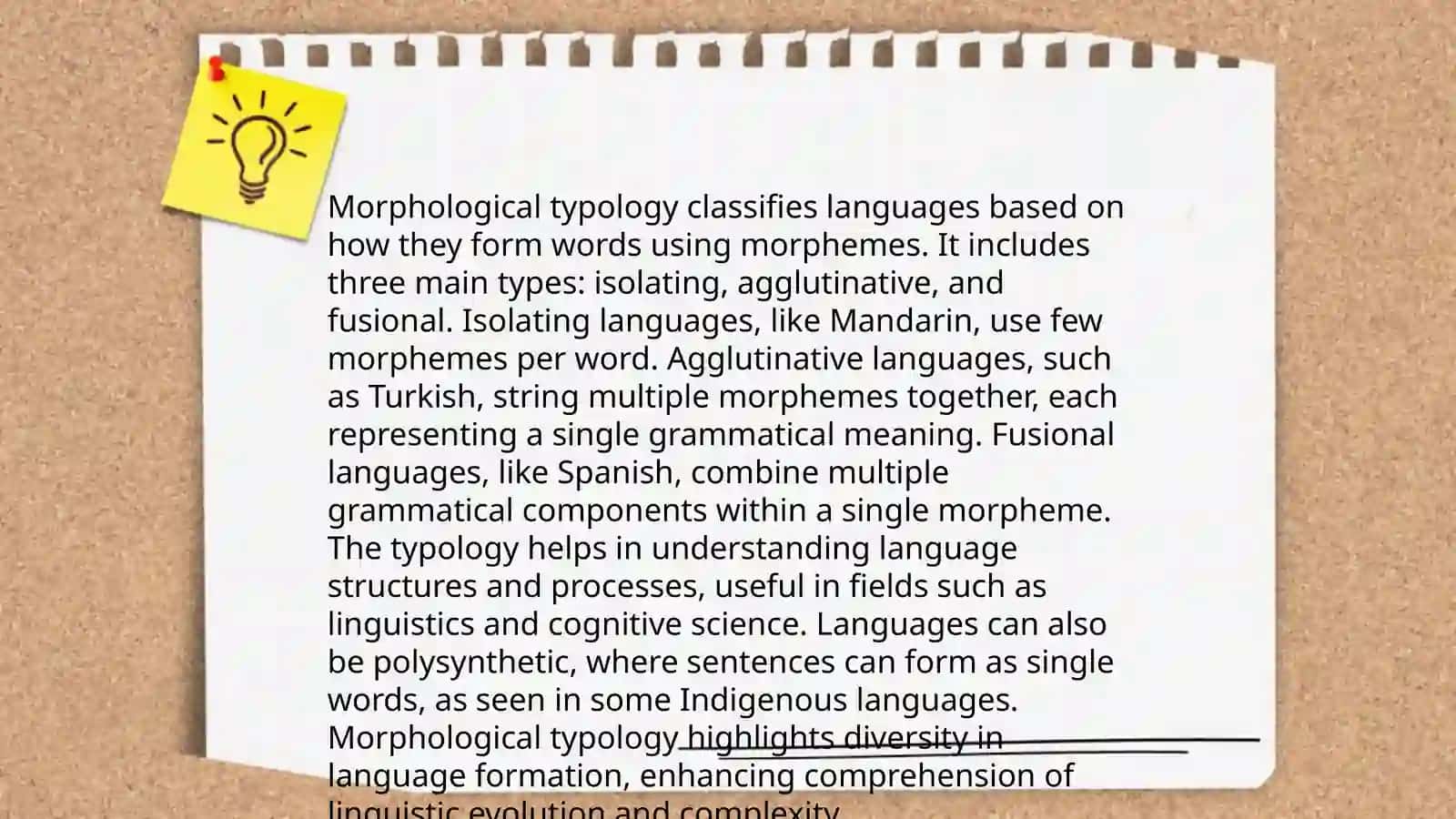Types of Linguistic typology 4