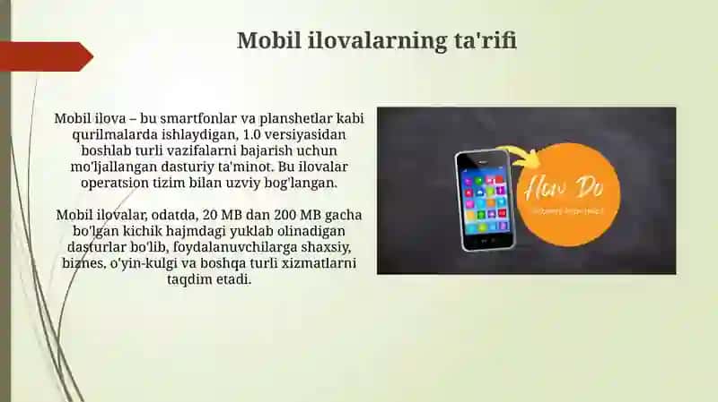 Mobil ilovalar 4
