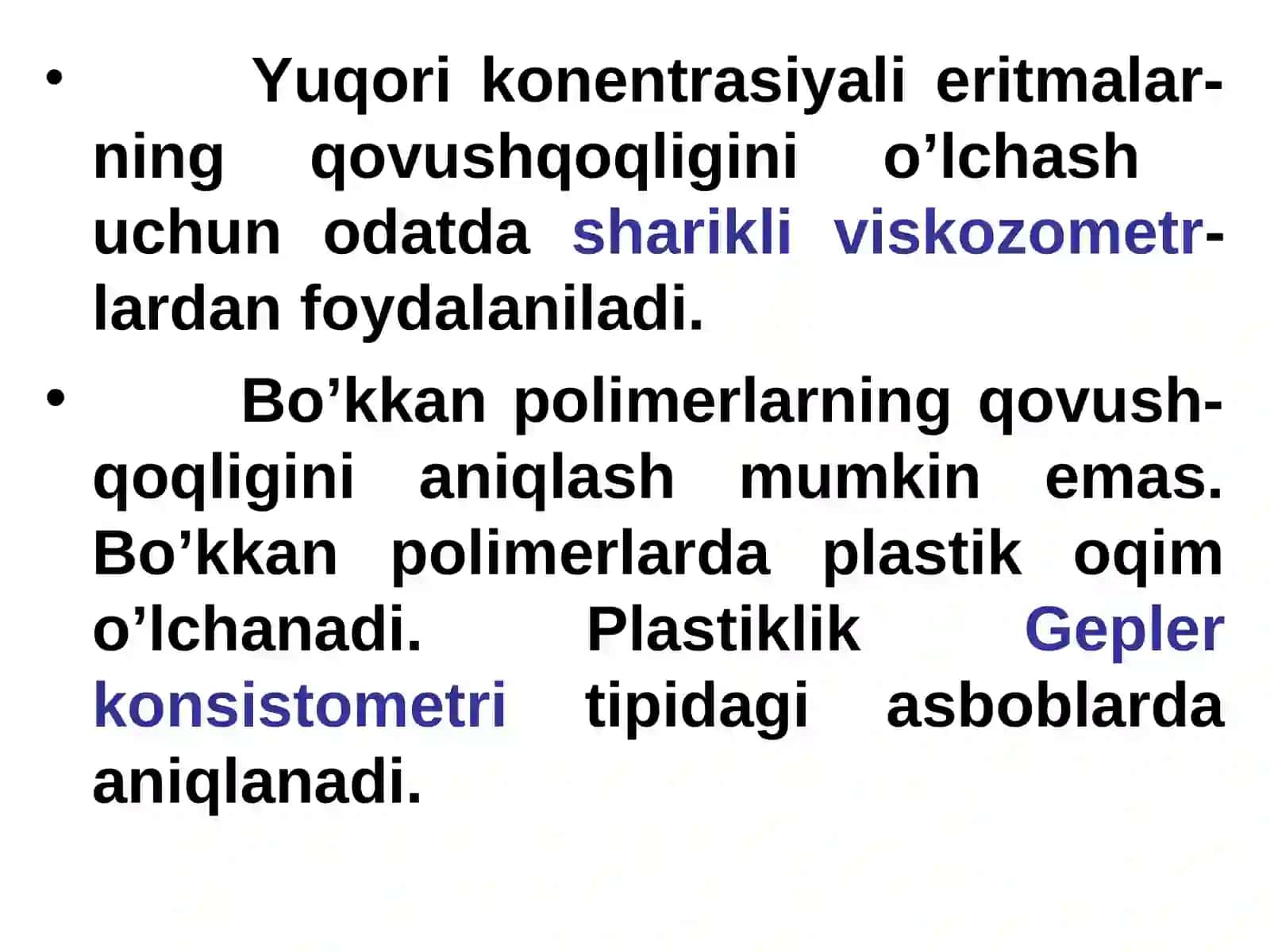 Polimer eritmalarining gidrodinamik xossalari 4
