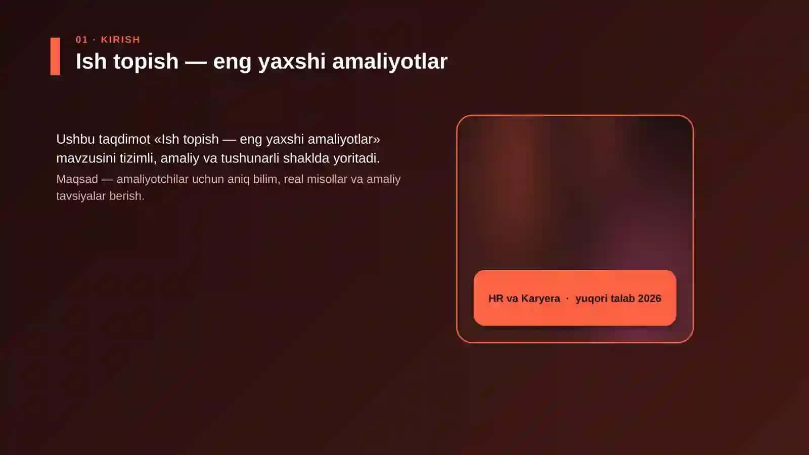 Ish topish — eng yaxshi amaliyotlar 4