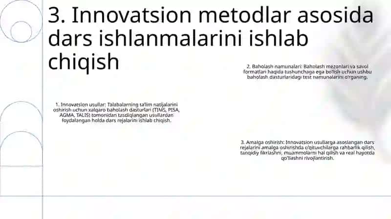 Xalqaro Baholash Dasturlari 4