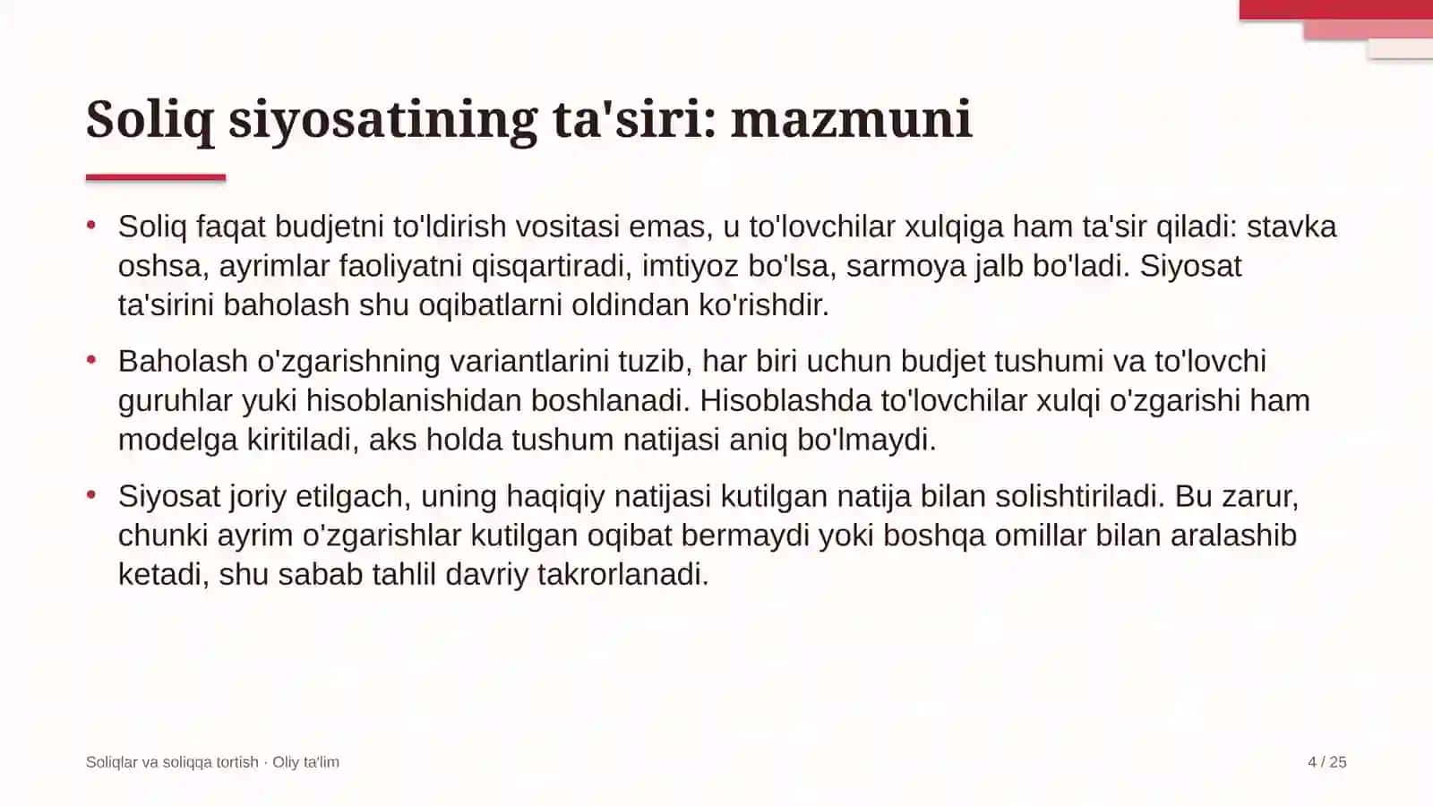 Islomiy moliya tashkilotlarida soliq siyosatining ta'siri 4