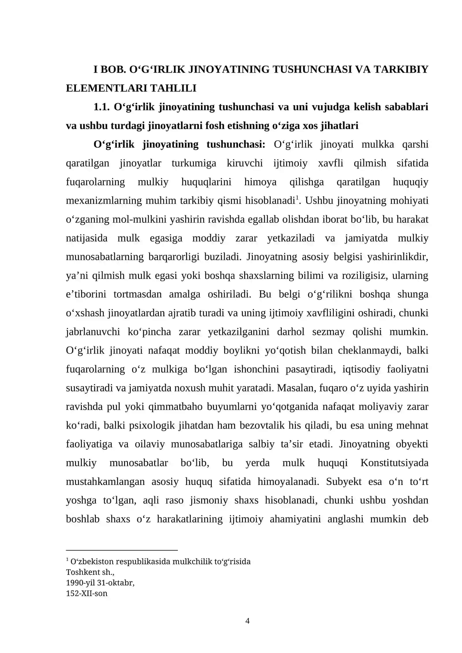 O‘g‘irlik jinoyatining jinoiy-huquqiy xususiyatlari 4