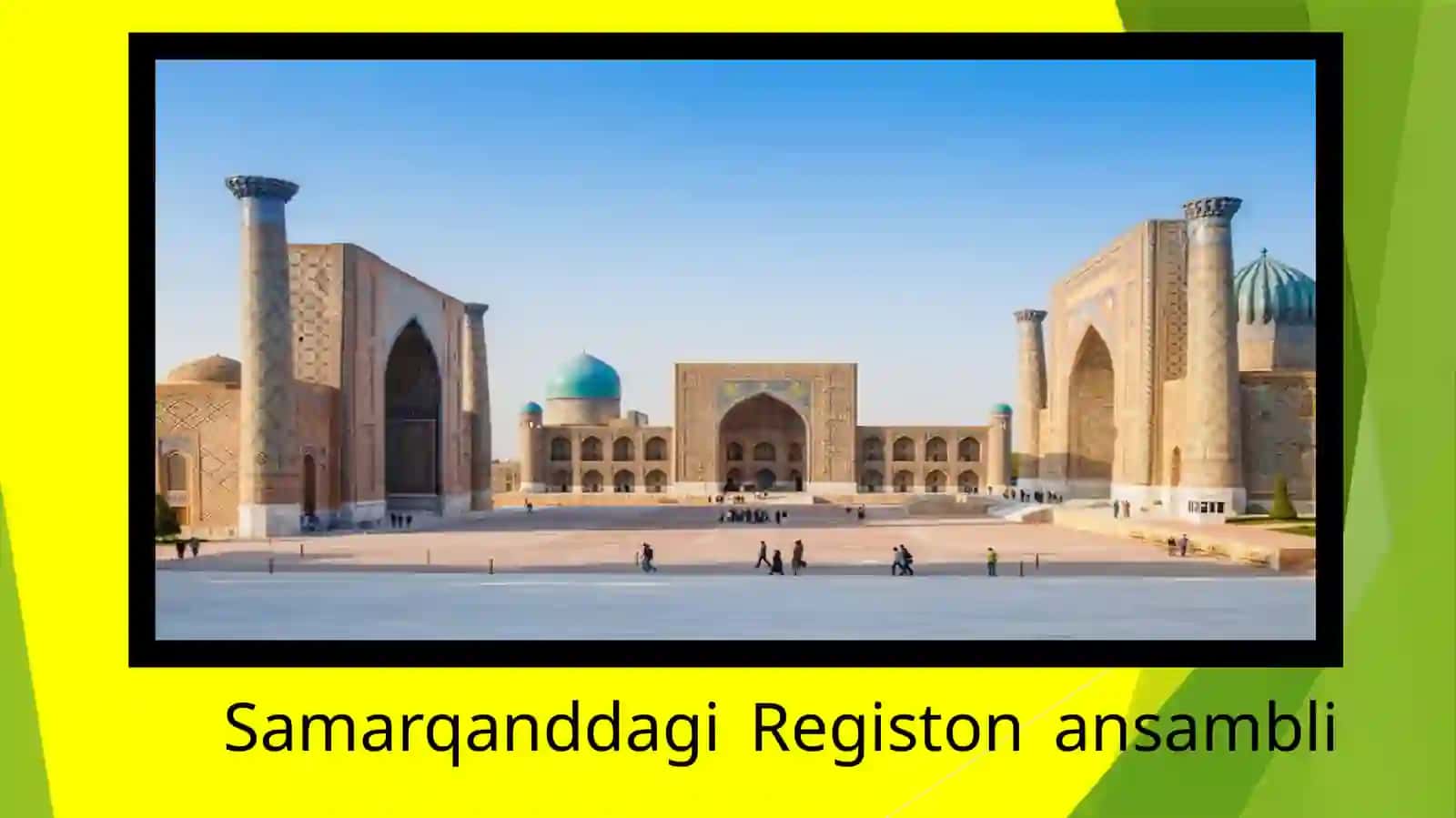 Samarqanddagi Registon ansambli 4