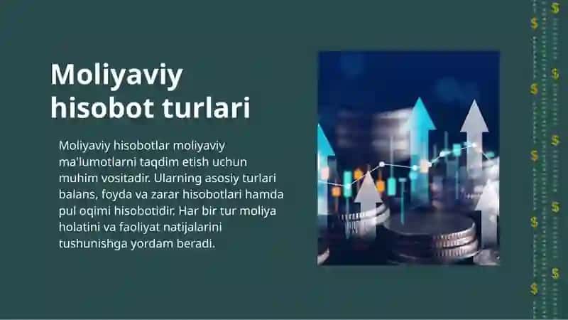 Moliyaviy hisob va hisobotning mohiyati 4