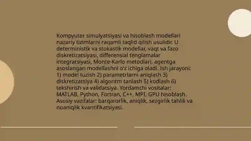 Ilmiy va texnik ijodiyotda modellashtirish 4