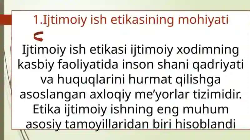 ijtimoiy ish etikasining rivojlanish tarixi 4