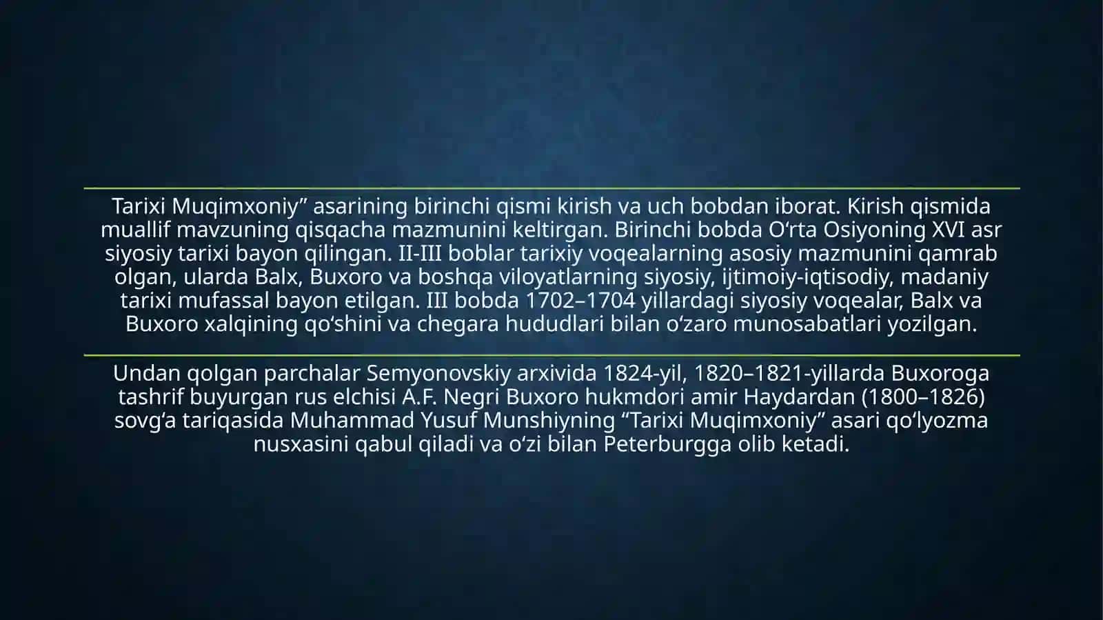 Buxoro xonligi tarixshunosligi-ashtarxoniylar davri 4