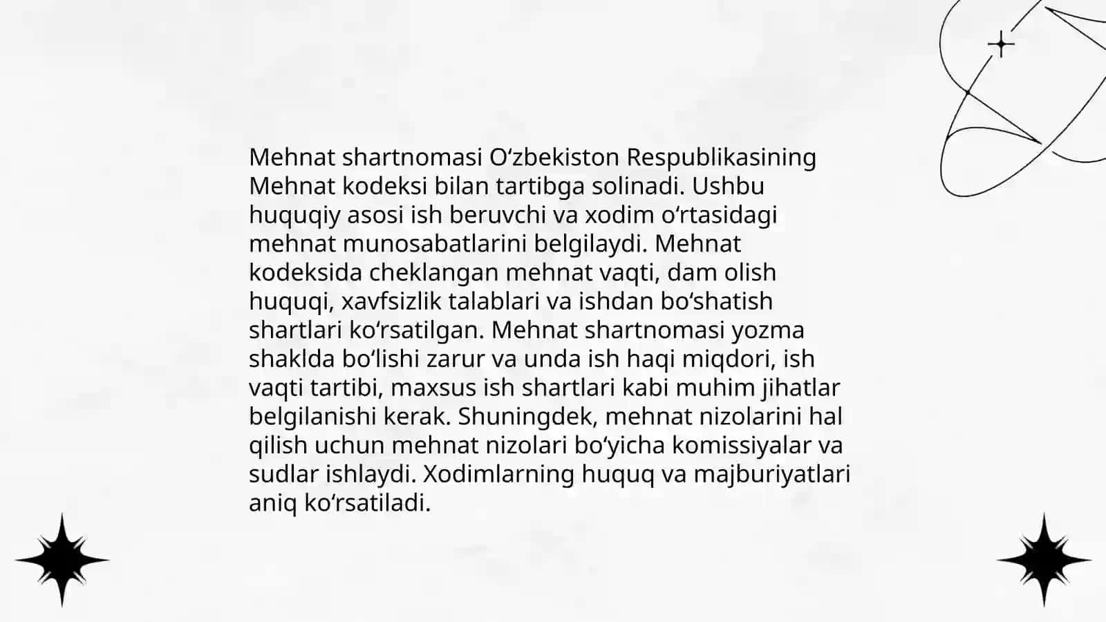 Mehnat bitimi tushunchasi 4