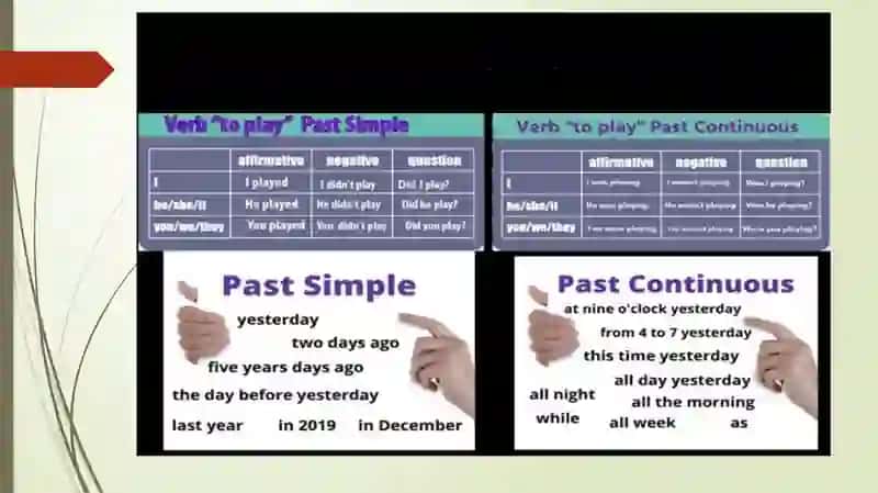past simple and past continuous 4