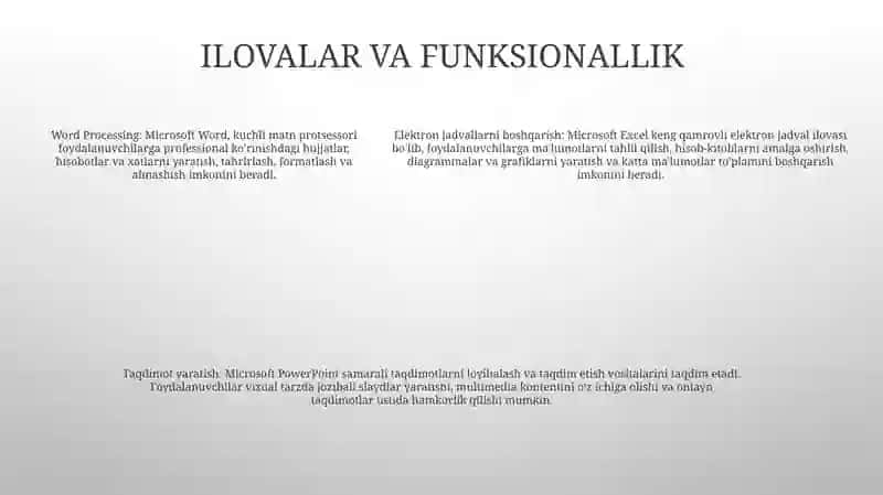 Microsoft Office Dasturlari 4