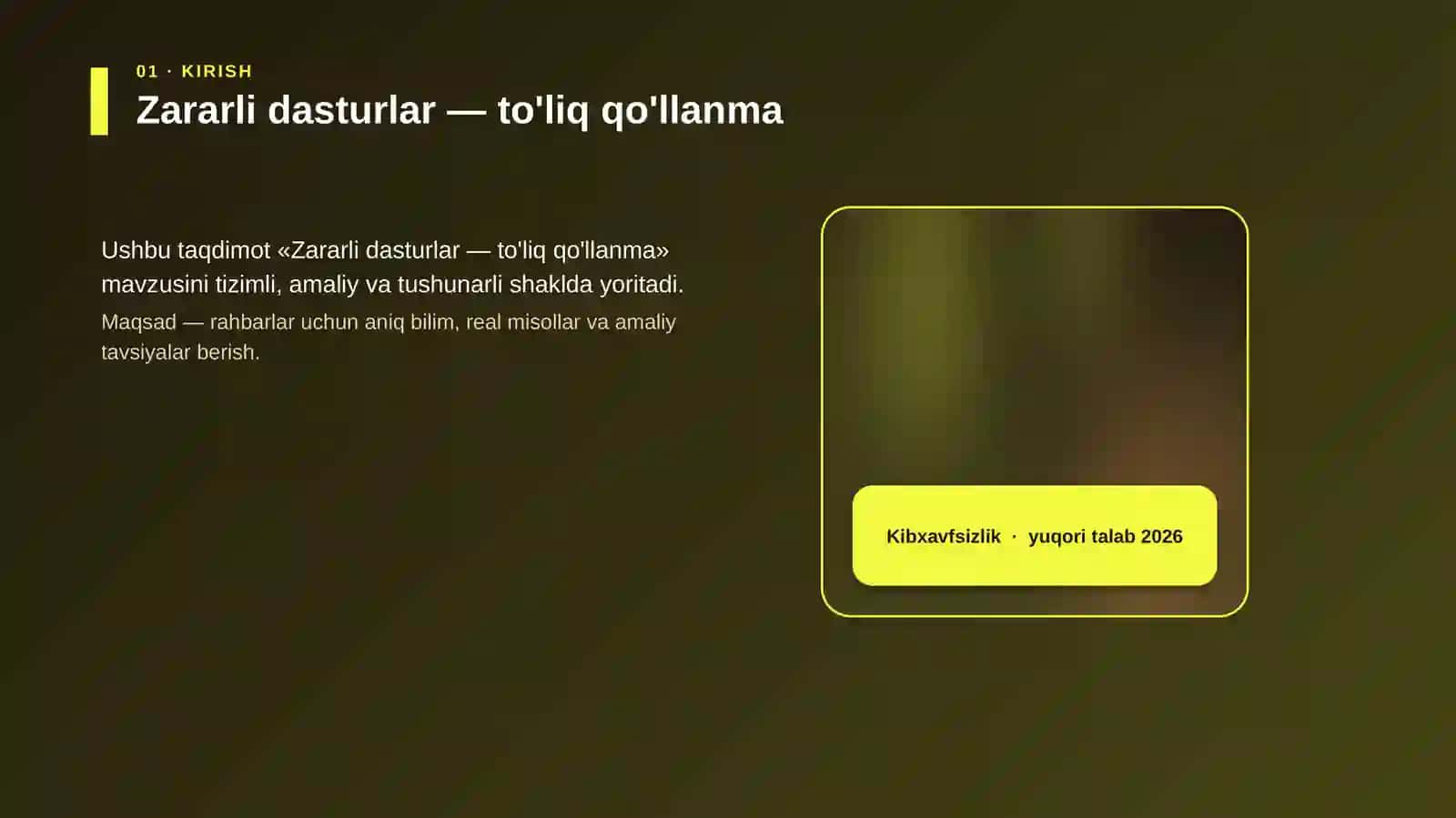 Zararli dasturlar — to'liq qo'llanma 4