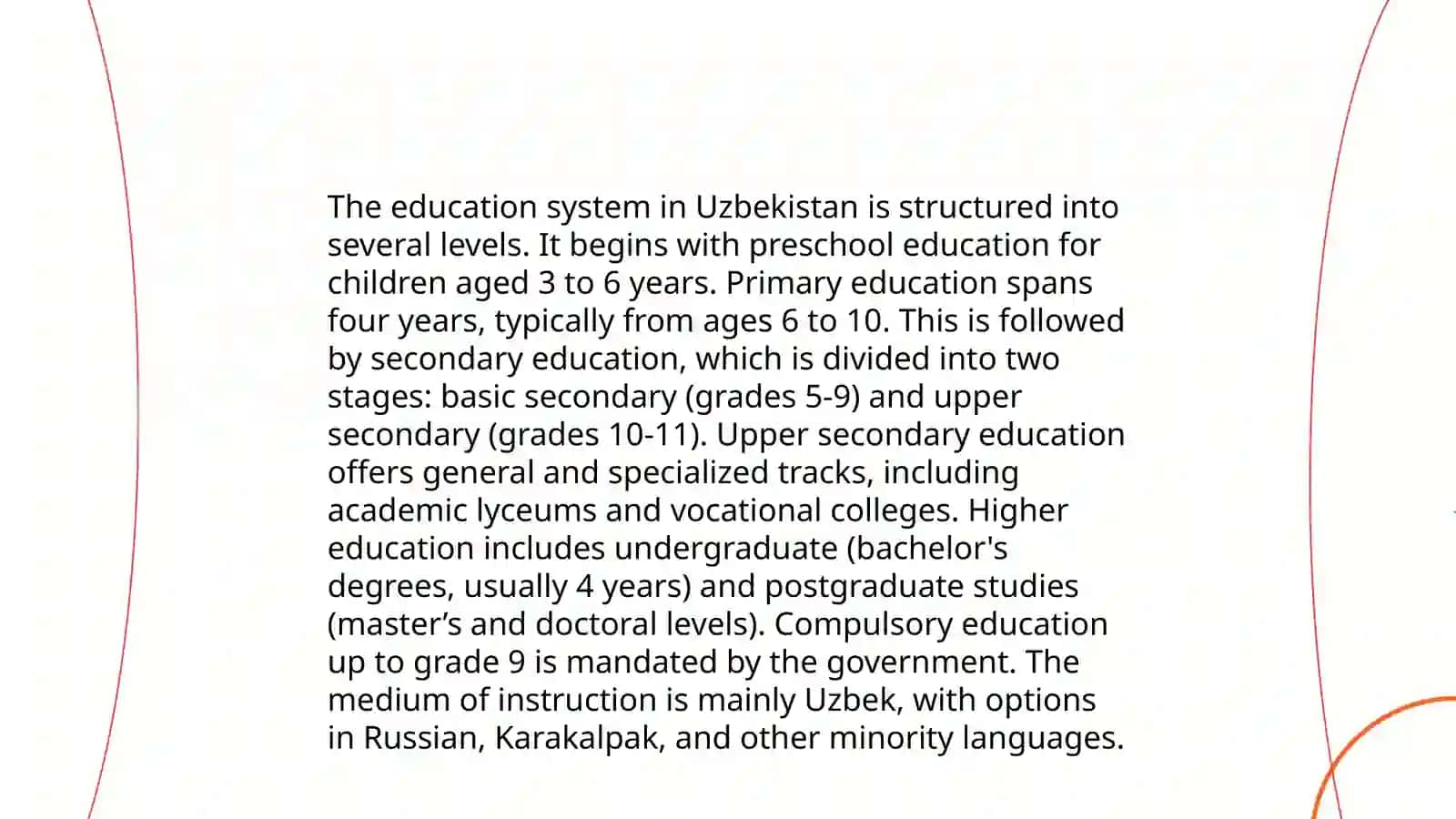Education in Uzbekistan 4