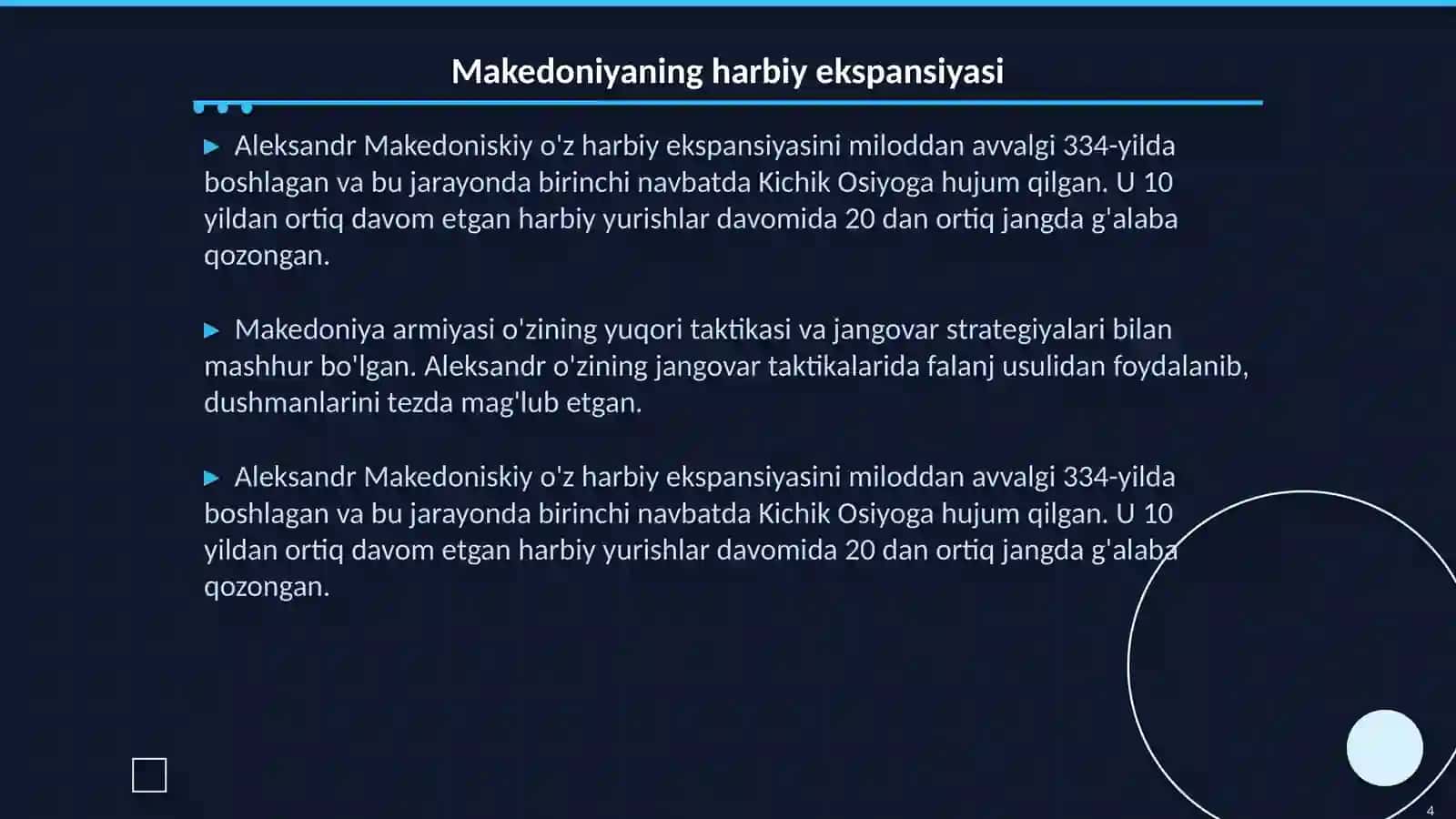 Aleksandr Makedoniskiy saltanati 4