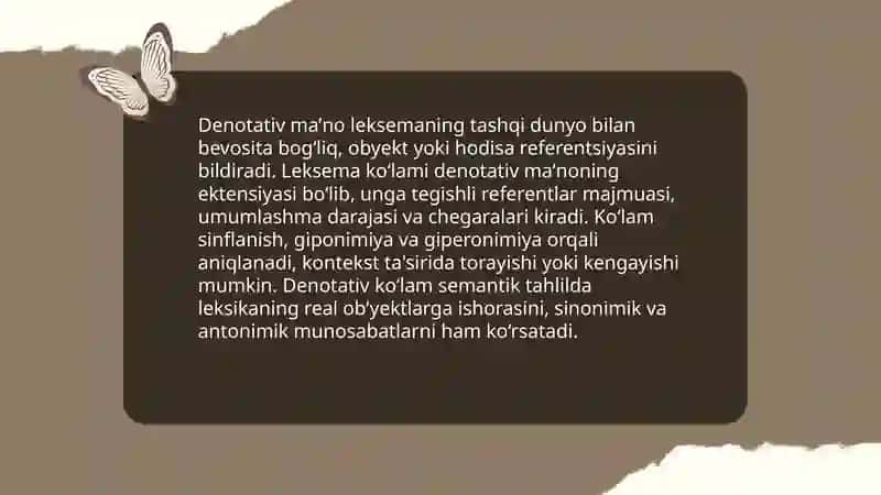 Leksemaning semantik ko‘lami 4