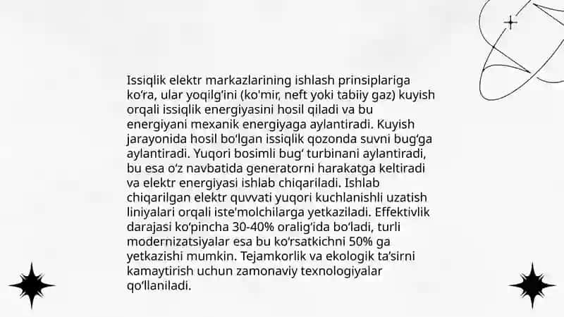 Issiqlik elektr markazlari 4