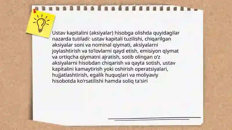 Buxgalteriyada xususiy kаpitаl hisоbi 4