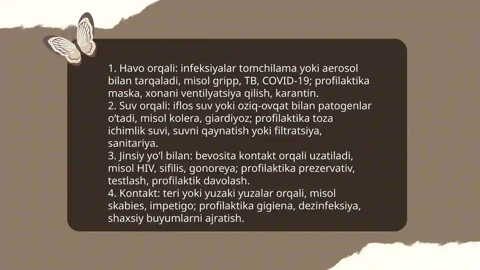 Yuqumli va yuqumsiz kasalliklar 4