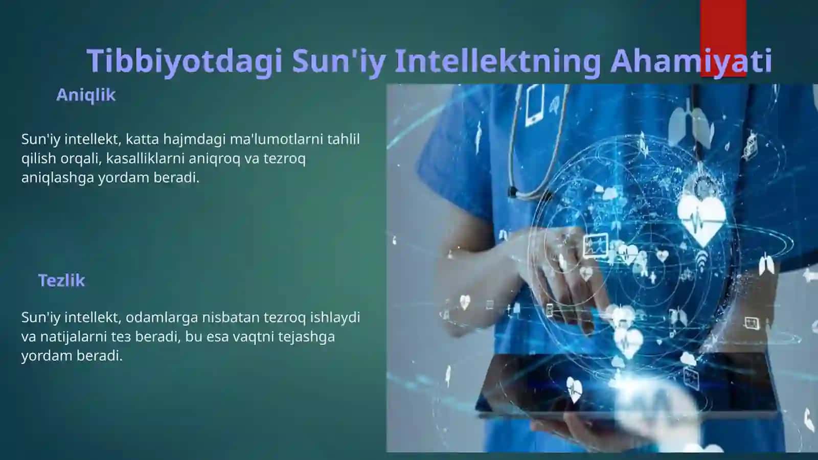 Sun’iy intellekt tibbiyotda 4