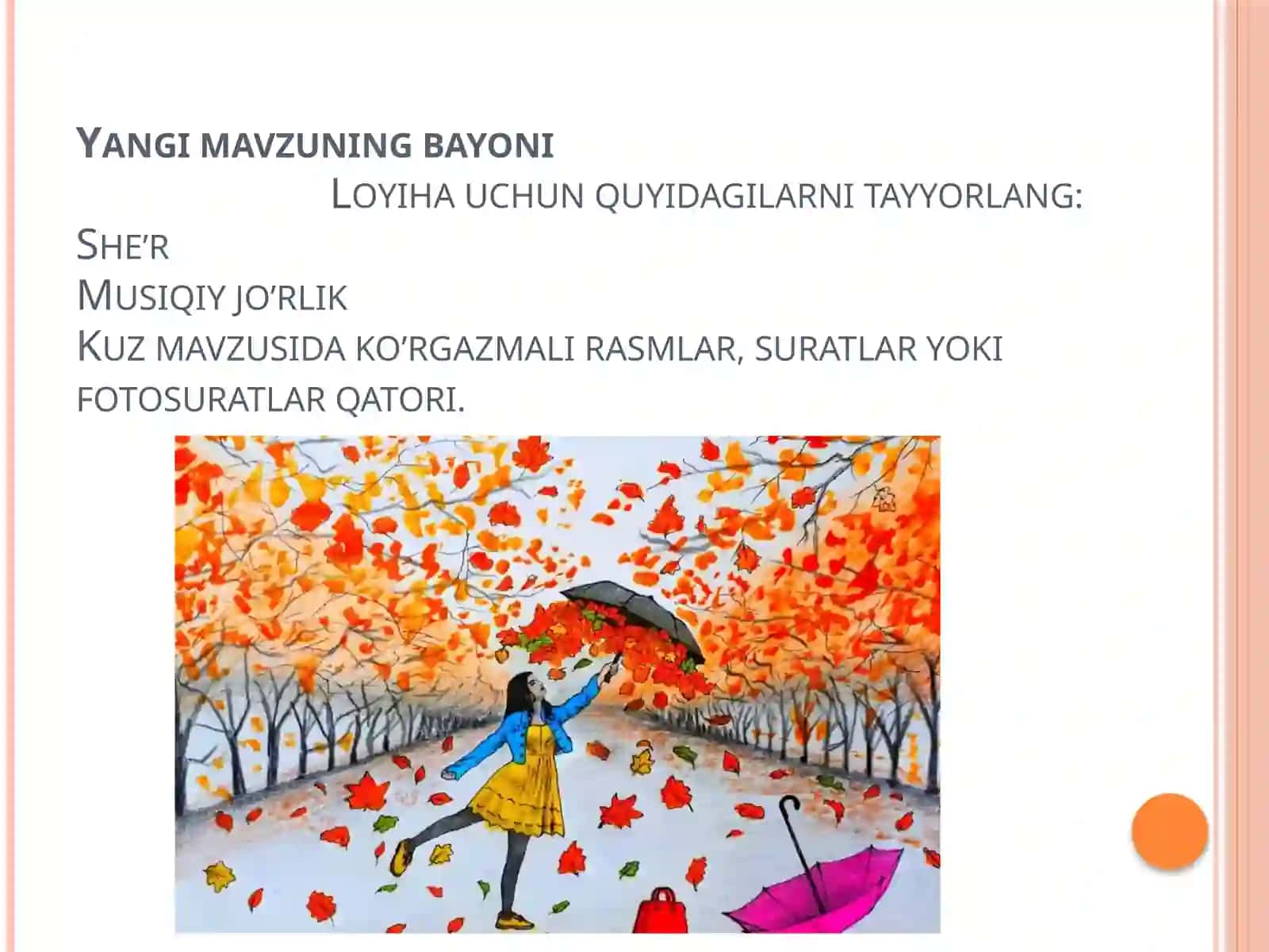 Kuz  jilvalari loyihasi 4
