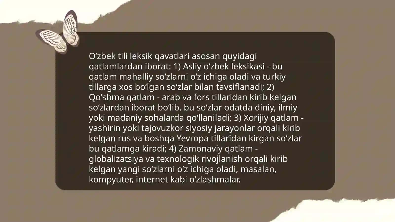 O'zbek tili leksikalogiyasi 4
