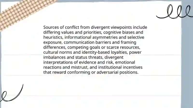Diversity of Thoughts | Conflicts and Solutions 4