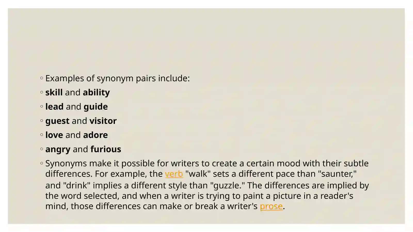 SYNONYM, ANTONYM AND HOMONYMS 4